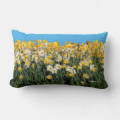 ダフ素晴らしオディルの花の2トーンのメドレー ランバークッション (正面)