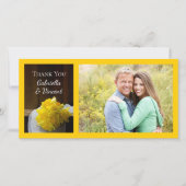 ダフ素朴ィルとバーンドウッド結婚の感謝 サンキューカード (正面)