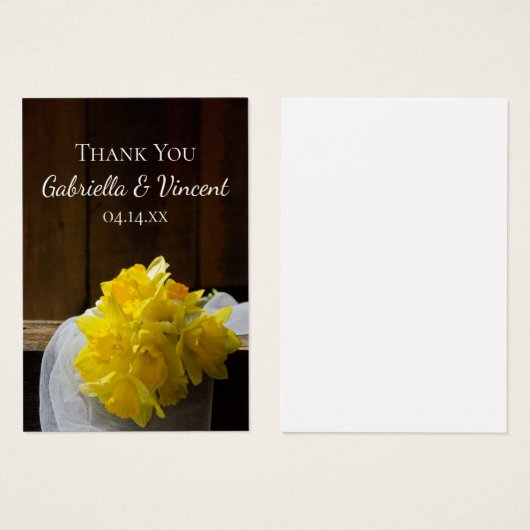 ダフ素朴フォジルスバーンウッド結婚式の引き出物ラベル (正面&裏面)