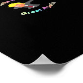 ダブおもしろいビングを再び素晴らしデザイングラフィック ポスター (角)