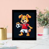 ダブおもしろいビングドッグロシアサッカージャージロシアのーHoge アクリルサイン (ウェディング)