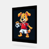 ダブおもしろいビングドッグロシアサッカージャージロシアのーHoge アクリルサイン (傾斜)