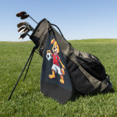 ダブおもしろいビングドッグロシアサッカージャージロシアのーHoge ゴルフタオル (グリーン)