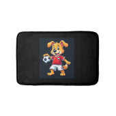 ダブおもしろいビングドッグロシアサッカージャージロシアのーHoge バスマット (正面)