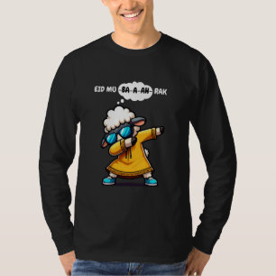 ダブおもしろいビングヒツジEid Mu-ba-a-rak Eid al Adha Tシャツ