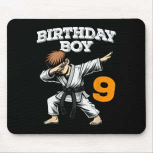 ダブおもしろいビング9誕生日ボーイケート9歳B マウスパッド
