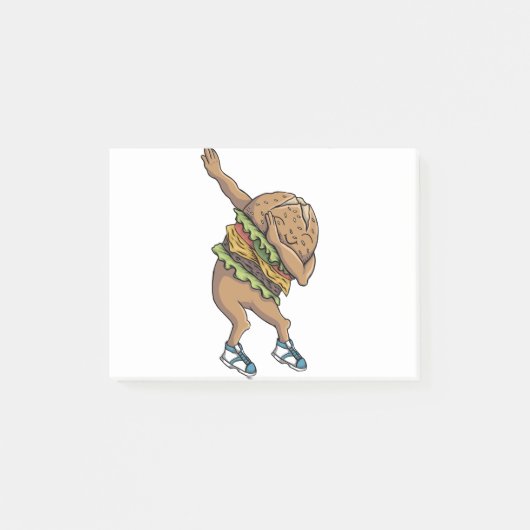 ダブおもしろいビンバーガー ポストイット (正面)