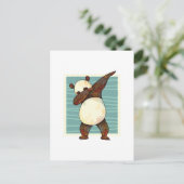 ダブおもしろいビンパンダベアー10代のグラフィック漫画キッド ポストカード (スタンド正面)