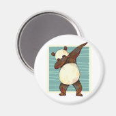 ダブおもしろいビンパンダベアー10代のグラフィック漫画キッド マグネット (正面/裏面)