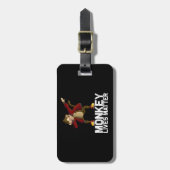 ダブおもしろいリングサル ラゲッジタグ (正面縦)