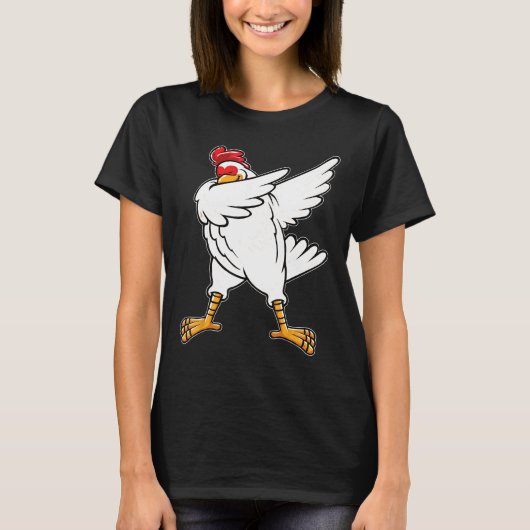 ダブるニワトリ D4bbing Chicken Tシャツ (正面)