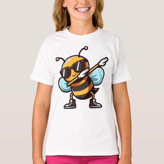 ダブクールビングビーかわいい Tシャツ (正面)