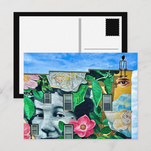 ダブケのアーバングラフィティ建物 ポストカード (正面/裏面)