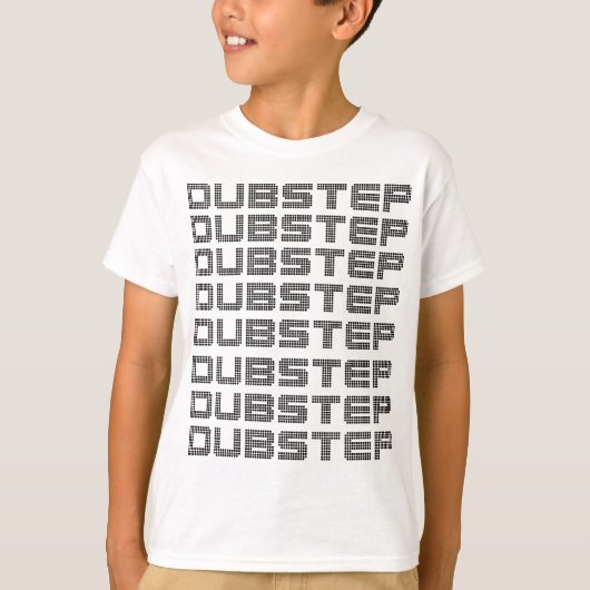 ダブステップテキスト Tシャツ (正面)