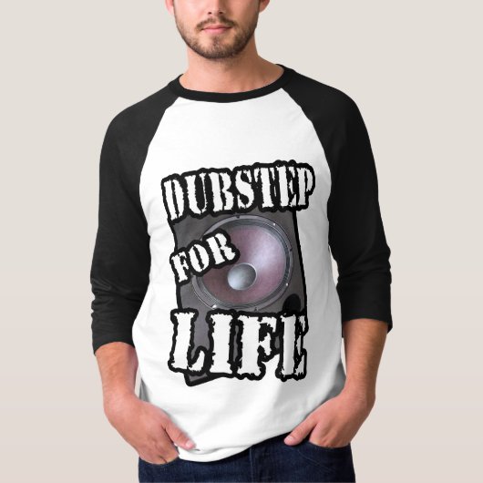 ダブステップ・フォー・ライフ DJ Tシャツ (正面)