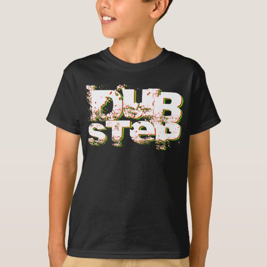 ダブステップ 赤と緑 Tシャツ (正面)