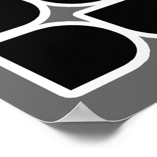 ダブステップWALL女の子の男ダブステップ音楽 ポスター (角)