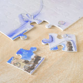 ダブダブピギーを浴槽絵画で擦る ジグソーパズル (側面)