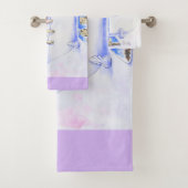 ダブダブピギーを浴槽絵画で擦る バスタオルセット (インサイチュ)