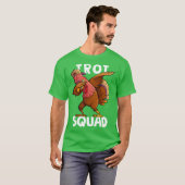 ダブダンス七面鳥マラソンランニング トロット隊 Tシャツ (正面フル)