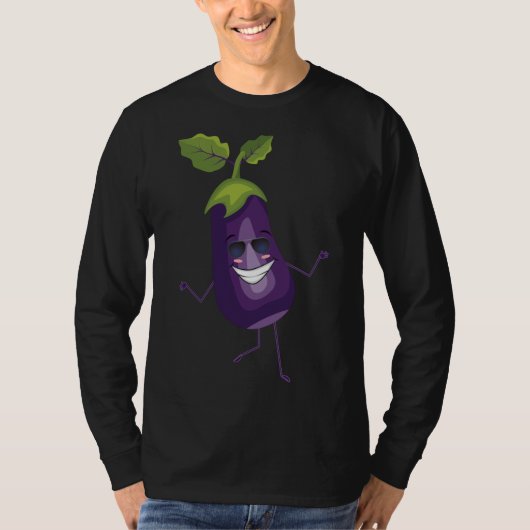 ダブナス踊りダビングナス果実 Tシャツ (正面)