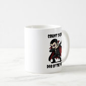 ダブラのカニを一晩中数える コーヒーマグカップ (正面右)