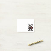 ダブラのカニを一晩中数える ポストイット (デスク上)