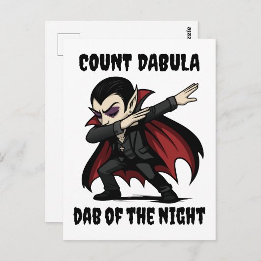 ダブラのカニを一晩中数える ポストカード (正面/裏面)