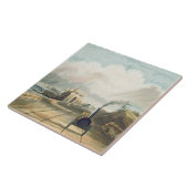 ダブリンおよびキングスタウンの鉄道: 歩道橋から タイル (側面)