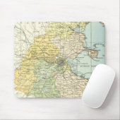 ダブリンおよび周囲(1900年)のヴィンテージの地図 マウスパッド (マウス)