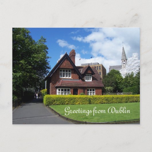 ダブリンからの挨拶 ポストカード (正面)