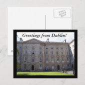 ダブリンからの挨拶! ポストカード (正面/裏面)