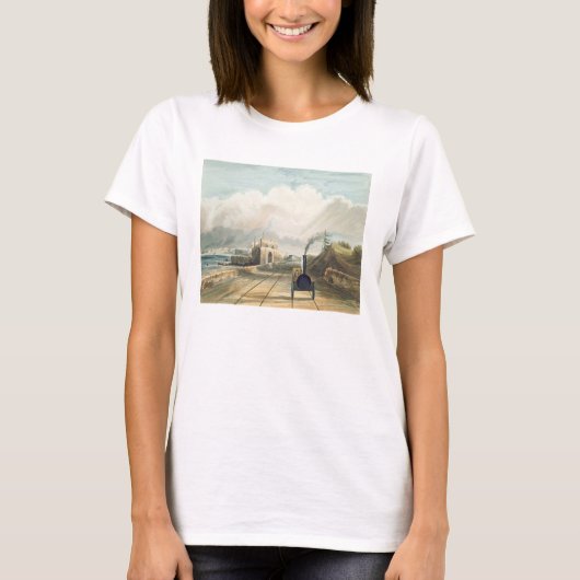 ダブリンとキングスタウン鉄道:歩道橋から Tシャツ (正面)