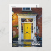 ダブリンのイエロードア ポストカード (正面/裏面)