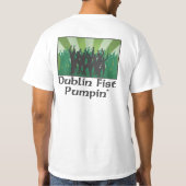 ダブリンのグループの握りこぶしポンプ Tシャツ (裏面)