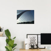 ダブリンのサミュエル・ベケット橋 ポスター (ホームオフィス)