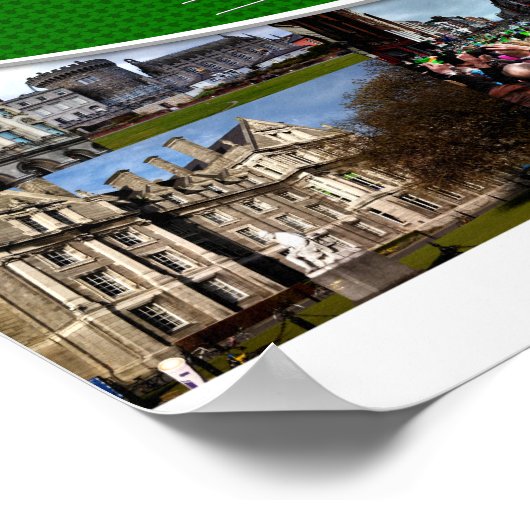 ダブリンのシーンを使ったポスター ポスター (角)