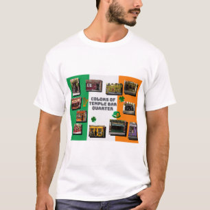 ダブリンのテンプルバークオーターの色 Tシャツ