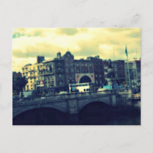 ダブリンのポップアート ポストカード (正面)