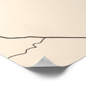 ダブリンの地図 ポスター (角)
