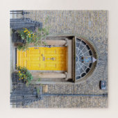 ダブリンの黄色いジョージアンドア ジグソーパズル (横)