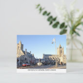 ダブリンアイルランドのキリスト教会の聖堂 シーズンポストカード (スタンド正面)