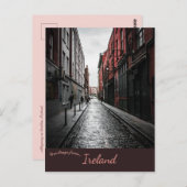 ダブリンアイルランドの路地 ポストカード (正面/裏面)