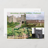 ダブリンアイルランドアンティーク数々の建物 – 画像 ポストカード (正面/裏面)