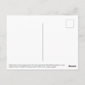 ダブリンアイルランドアンティーク数々の建物 – 画像 ポストカード (裏面)