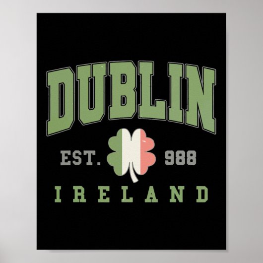 ダブリンアイルランドカレッジユニバーシティセントパトリックス記念日 ポスター (正面)