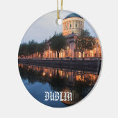 ダブリンアイルランドクリスマスオーナメント セラミックオーナメント (左)