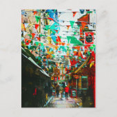 ダブリンアイルランドシティ通りシーン ポストカード (正面)