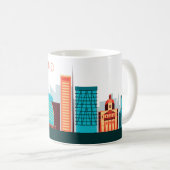 ダブリンアイルランドスカイラインコーヒーマグ コーヒーマグカップ (正面右)