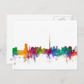 ダブリンアイルランドスカイライン ポストカード (正面/裏面)